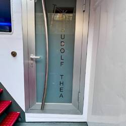 Der Eingang in die Gästewohnung