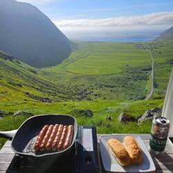 Hot Dogs with a view