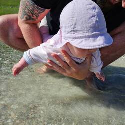 Erstes Mal Meer fühlen