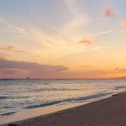 Sonnenuntergang am Fort DeRussy Beach 1.0