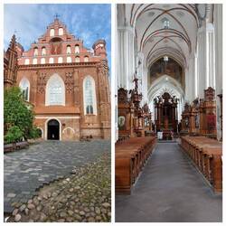 Bernadine Church and Monastery; the Church is one of Vilnius' oldest Gothic buildings