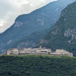 A castle on a hill