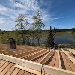 Dach Erneuerung beim Sohn Cody