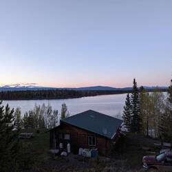 Ausblick von meinem Wohnwagen