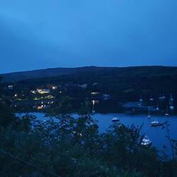 Richtig dunkel wirds halt scho nie