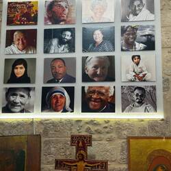 Shrine to modern day saints Inside the Cathedral at Hontonas