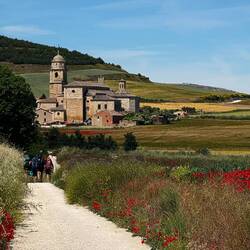 Approaching Castrojeriz