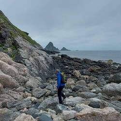 und bei der ganzen Felsenkletterei..