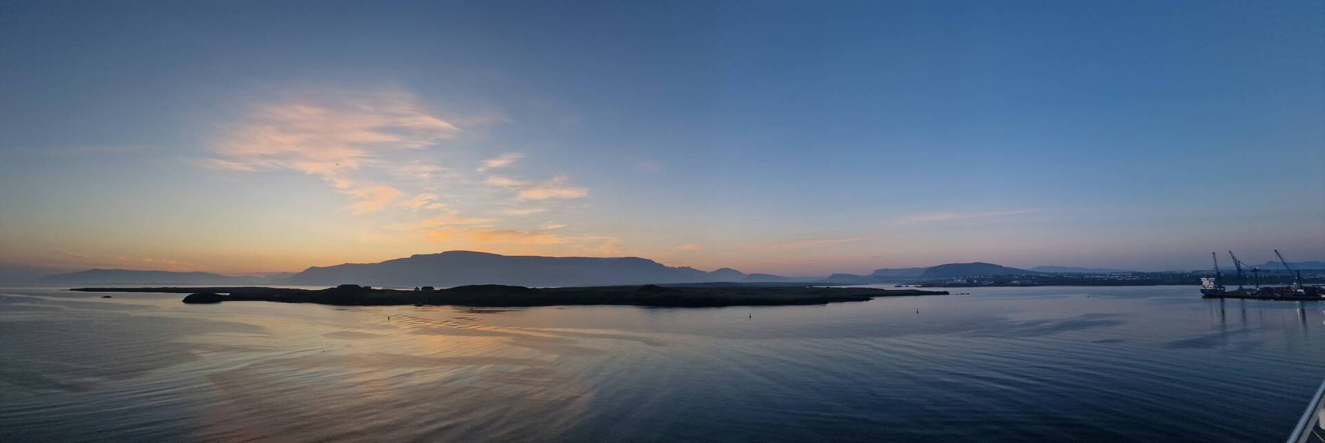 Kurz vor Sonnenaufgang um 2:45 Uhr