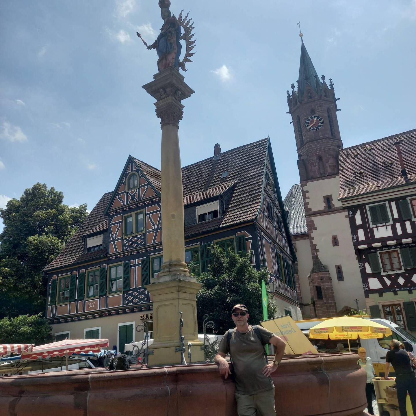 Marketplatz in Ladenburg