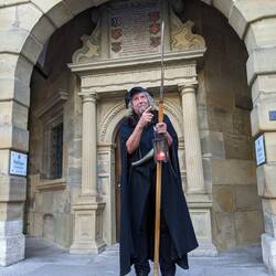 The Night Watchman, giving tours these past 33 years