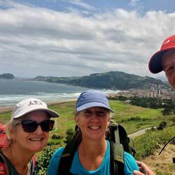Arriving into Zarautz