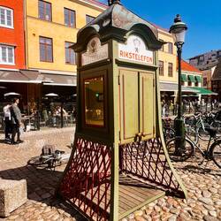 Telefonzelle aus dem Jahre 1901