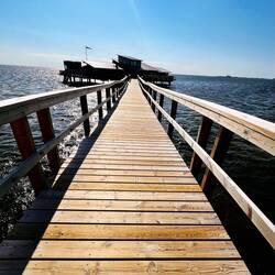 Steg zum Kaltbadehaus