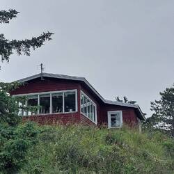 Dafür wurde noch schnell ein Ferienhaus ausgesucht...