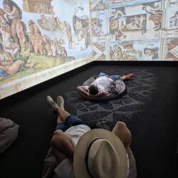 Me in the immersive room