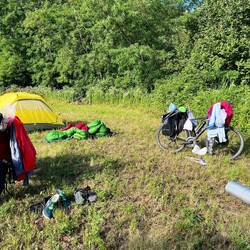 So sieht's morgens beim Aufräumen und zusammenpacken aus