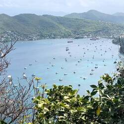 Blick zu unserer Bucht