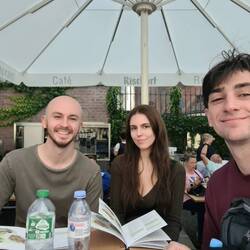 Nik and his sister Angela