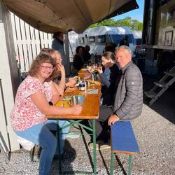 Frühstück im Sonnenschein