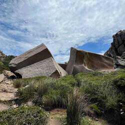 Capo Testa - krass zerteilter Felsen