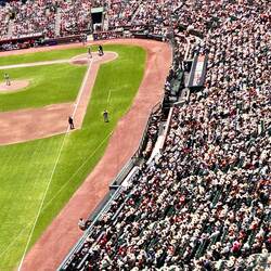 the stadium was packed 😁