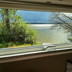 Blick aus dem "Wohnzimmer"-Fenster