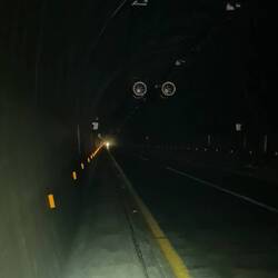 this was two minutes before my bike gave out (and the light back there isn't the exit 😂)