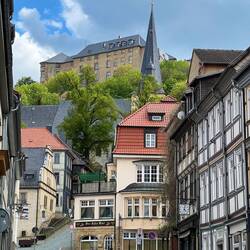Blick auf das Barockschloss