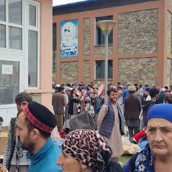 the mountains in the background are afghanistan already. also, i got my scarf from that smiling guy.