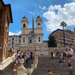 Spanish Steps from below