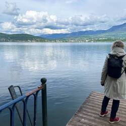 ... mit toller Aussicht nach Aix-les-Bains