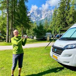 der Ausblick vom Campingplatz