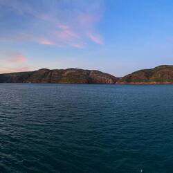 180-degree panorama of sunrise in Talbot Bay — Kimberley, WA.