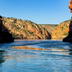 Morning detour to Horizontal Falls as the tide is coming in — Kimberley, WA.