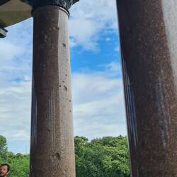 Bullets holes in the victory column