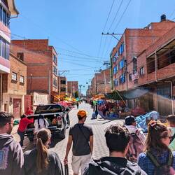 Ein paar Gringos auf dem local market