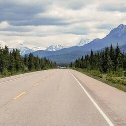 Atemberaubende Ausblicke auf dem Icefields Parkway