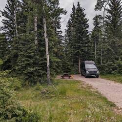 Parkplatz Whistlers Campground in Jasper