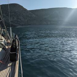 Arriviamo alla Baia della Carbonera