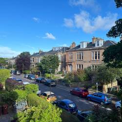 View from the front window of the flat