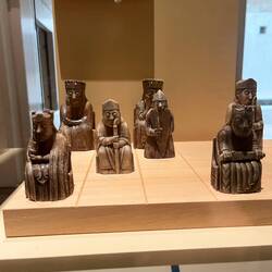 Medieval chess pieces from Lewis