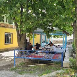 this is what the restaurant tables look like