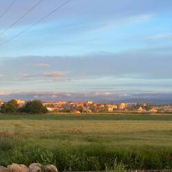 Sunrise looking towards Astorga