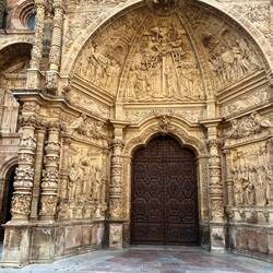 Front door of cathedral of Astorga