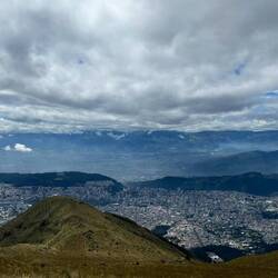Aussicht auf Quito