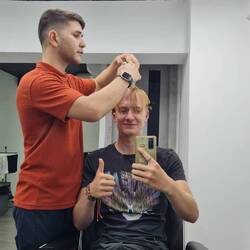 this guy said he'd cut my hair for free...