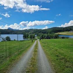 Zufahrt zum Campingplatz