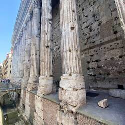 Temple of Hadrian. Now part of Rome Stock Exchange