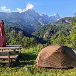 Camping at Villa Gaia
